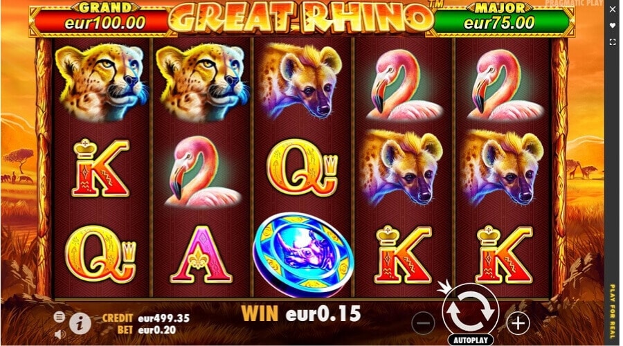 Zet Casino Great Rhino