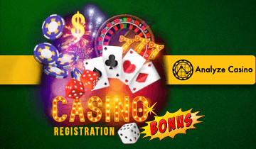 online casino registration bonus