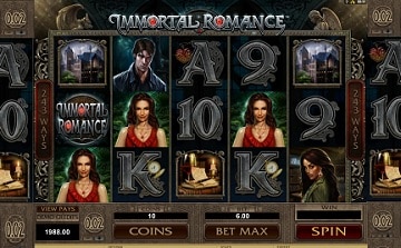 immortal romance slot