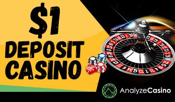 C$1 Deposit Casino Canada (CA); 2020, 1 dollar minimum deposit casino.