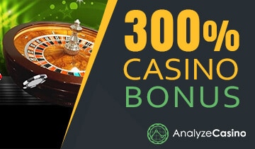 300% casino bonus